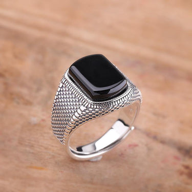 Black Obsidian Protection Ring-Your Soul Place